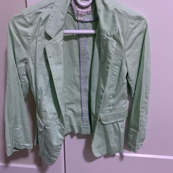 Mint green blazer - Picture 2 of 3